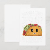 Carte De Remerciements Wanna Taco 'Bout Jésus (Devant / Derrière)