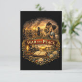 Carte De Remerciements War and Peace (Debout devant)