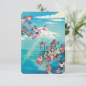 Carte De Remerciements Warm Wishes Countryside Postcard (Debout devant)