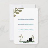 Carte De Remerciements Warm Wishes Countryside Postcard (Dos)