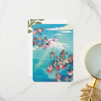 Carte De Remerciements Warm Wishes Countryside Postcard