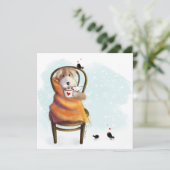 Carte De Remerciements Warm Wishes & Cozy Sips (Debout devant)