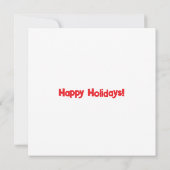 Carte De Remerciements Warm Wishes & Cozy Sips (Dos)