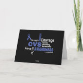 CARTE DE REMERCIEMENTS WARRIOR...CVS (Dos)
