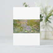 Carte De Remerciements Water Lilies by Claude Monet (Debout devant)