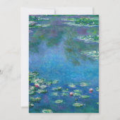 Carte De Remerciements Water Lilies by Claude Monet (Devant)