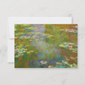 Carte De Remerciements Water Lily Pond par Claude Monet (Devant)
