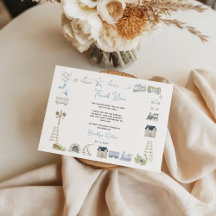 Watercolor Blue Elephant | Boy’s Baby Shower