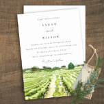 Carte De Remerciements Watercolor Green Winery Vineyard Wedding Invite<br><div class="desc">Rustic Watercolor Vineyard Theme Collection.- c'est un script élégant aquarelle Illustration de vignoble vert vif en couleur, Parfait pour votre Vineyard destination mariage & fêtes. Il est très facile de customiser, avec vos données personnelles. Si vous avez besoin d'un autre produit correspondant ou de la personnalisation, veuillez envoyer un message...</div>