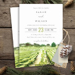 Carte De Remerciements Watercolor Green Winery Vineyard Wedding Invite<br><div class="desc">Rustic Watercolor Vineyard Theme Collection.- c'est un script élégant aquarelle Illustration de vignoble vert vif en couleur, Parfait pour votre Vineyard destination mariage & fêtes. Il est très facile de customiser, avec vos données personnelles. Si vous avez besoin d'un autre produit correspondant ou de la personnalisation, veuillez envoyer un message...</div>