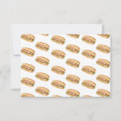 Carte De Remerciements Watercolor Hot Dog fête d'anniversaire (Dos)