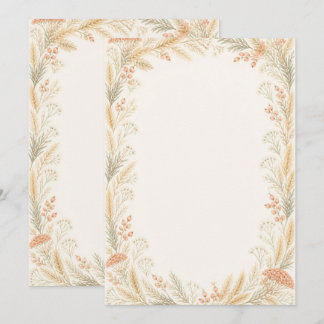 Carte De Remerciements Watercolor Wildflower Wedding Thank You Card