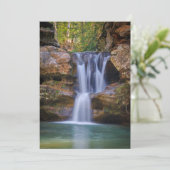 Carte De Remerciements Waterfalls | Cedar Falls, Ohio (Debout devant)