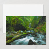Carte De Remerciements Waterfalls | Grotto Falls, Oregon (Devant / Derrière)