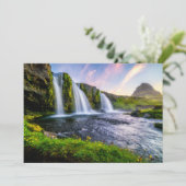 Carte De Remerciements Waterfalls | Kirkjufellsfoss, Iceland (Debout devant)