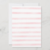 Carte De Remerciements Watermelon Baby shower rouge et rose (Dos)