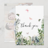 Carte De Remerciements Wedding Thank You Card (Devant / Derrière)