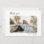 Carte De Remerciements Wedding thank you whimsical (Devant)