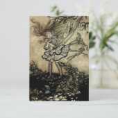 Carte De Remerciements "Wendy Darling" à Kensinton par Arthur Rackham (Debout devant)