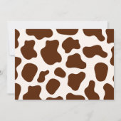 Carte De Remerciements Western First Rodeo Wild West Cowboy Blue Annivers (Dos)