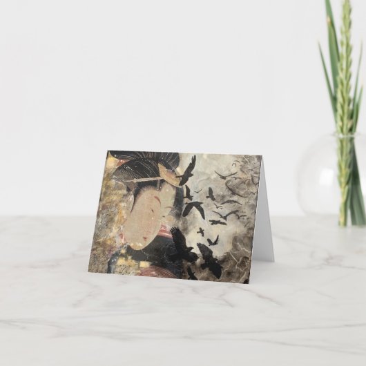 Carte De Remerciements When Wishes Fly (Devant)