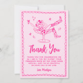 Carte De Remerciements Whimsical A Tini Bit Ancienne Fête D'Anniversaire (Devant)