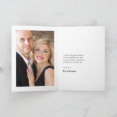 Carte De Remerciements Whimsical Bourgogne Mariage gothique (Intérieur)