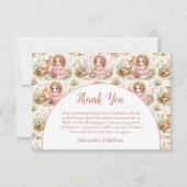 Carte De Remerciements Whimsical Fairy First Birthday (Devant)
