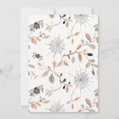 Carte De Remerciements Whimsical Halloween Ghost Pumpkin Baby Shower (Dos)