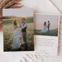 Whimsical Minimalist Script photo plat