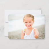 Carte De Remerciements Whimsical Pink Cupcakes Tree Photo de l'anniversai (Dos)