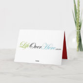 Carte de remerciements : Whimsy Stripes Collection (Dos)