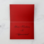 Carte de remerciements : Whimsy Stripes Collection (Intérieur)