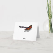 Carte De Remerciements White and Red Poinsettias (Dos)