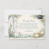 Carte De Remerciements White Coat Dentist Graduation Celebration (Devant)