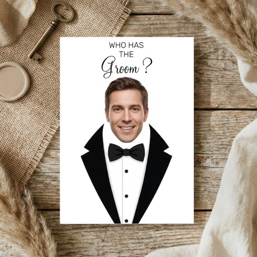 Carte De Remerciements Who Has The Groom Scratch Off Game Bridal Shower T