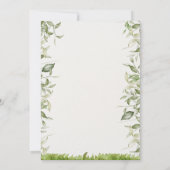 Carte De Remerciements Wild Animals Safari Baby Shower (Dos)