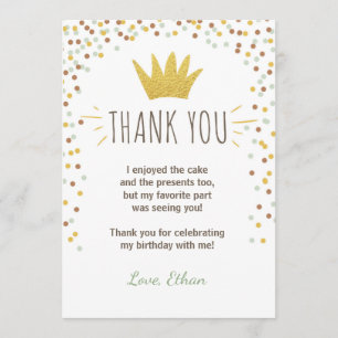 Carte de remerciements Wild choses Anniversaire Go