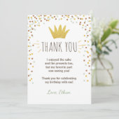 Carte de remerciements Wild choses Anniversaire Go (Debout devant)