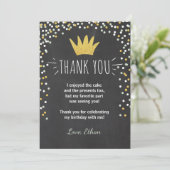 Carte de remerciements Wild choses Anniversaire Go (Debout devant)