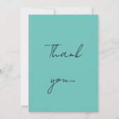 Carte De Remerciements William Morris Alphabet Golden Lily (Dos)