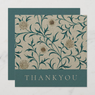 Carte de remerciements: WILLIAM MORRIS : CONCEPTIO