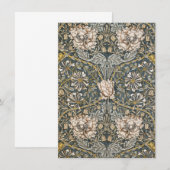 Carte De Remerciements William Morris - l'art de William Morris (Devant / Derrière)