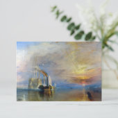 Carte De Remerciements William Turner - Le Temeraire de combat (Debout devant)