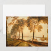 Carte De Remerciements William Turner - Mortlake Terrace (Devant / Derrière)