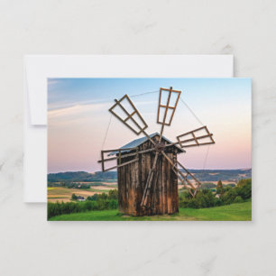 Carte De Remerciements Windmill Outhouse