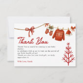 Carte De Remerciements Winter Santa  (Devant)