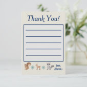 Carte De Remerciements Winter Wonderland (Debout devant)