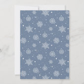 Carte De Remerciements Winter Wonderland Its Cold Outside Baby Shower (Dos)
