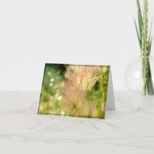 Carte De Remerciements Wispy Pink Flower